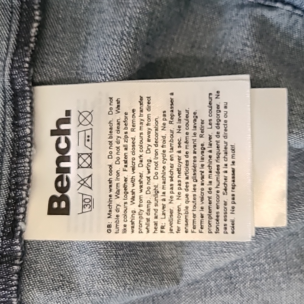BENCH RARE Denim Jacket/Overcoat - Picture 7 of 8
